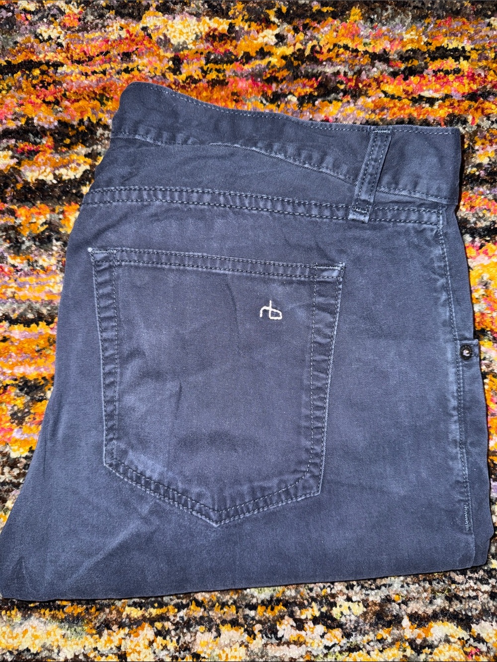 Rag & Bone Fit 3 Men's Navy Athletic Jeans 33x30